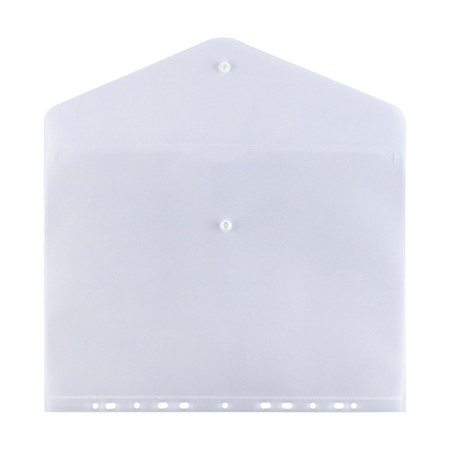 A4, 180 μm button, Calligrata Office, transparent, perforation on the long side, colorless-5