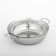 Stainless steel pan "elites", 3 l, with a triple bottom, lid
