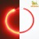 Collar - highlight ring, charging from USB, up to 70 cm, 3 glow modes, red