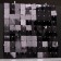 Panel with sequins for photo zones, square, 30*30cm, black color