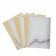 A set of color cardboard A4 "Mirror", 6 sheets (3 gold + 3 silver), 21x29.7 cm