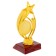 The award figure "Star with a man", a red stand, 15 x 6.3 x 6.3 cm.