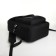 A backpack with a zipper, 2 external pockets, black color