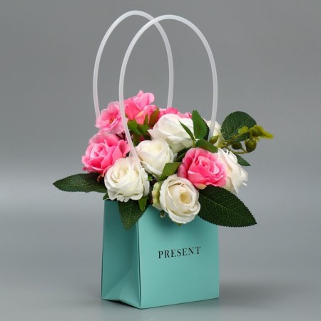 GIFT flowers package, 11.5 x 12 x 8 cm