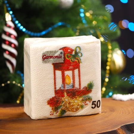 Napkins Paper Harmony “Flashlight” 1 layer, 24x24, 50 pcs.-3