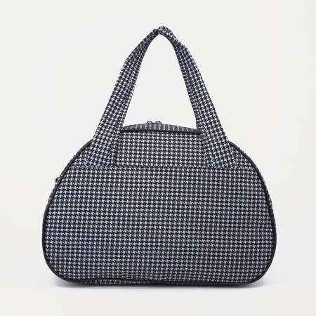 Road bag with lightning, external pocket, white/black color-1