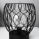 Nomber's nightlight LED from 3haa Black Black 17.5x17.5x19.5 cm Risalux