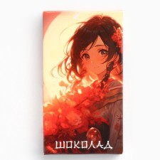 Шоколад 27 гр "Аниме красный"