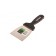Siberian spatula Sibrtec 85433, stainless steel, plastic handle, 80 mm