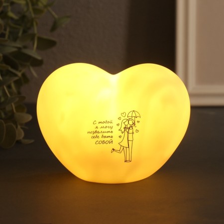 Nightlight "Heart" (pair) LED 3HLR44 8x11x7cm-1