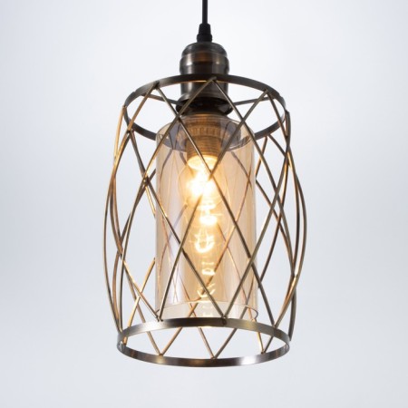 Lamp Bayerlux 2112/1br E27 40W bronze 15x15x100 cm-1
