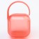 A container for storing and sterilizing children's nipples and dummy, pink color