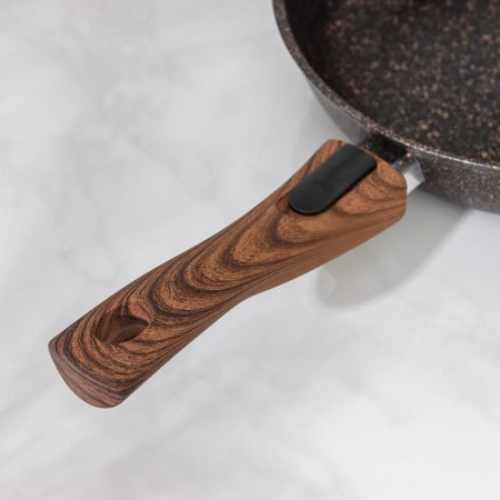 Granit Ultra pan, d = 26 cm, glass cover, anti -stick coating, removable handle-3
