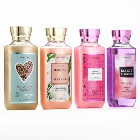 Shower gel Magic Flowers, 295 ml, peony aroma, Floral & Beauty by Ural Lab-7