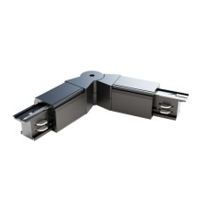 Connector Springle Warden for the Technical Tracs-31b overhead track system, 22.5x3,2x3.3 cm, black color is black