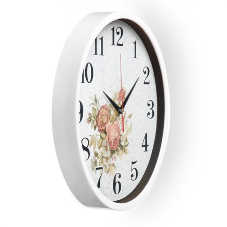 Watch wall "Flowers", D-30 cm, smooth move-1