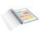Folder with 10 A4 inserts, 160 μm, calligrata, with perforation, blue