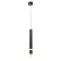 Suspension lamp "Regent" LED 5W 4000K black 3.3x3.3x30-130cm