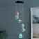 Wind music with illumination from the solar battery "Dismaushara" 13x13x55 cm