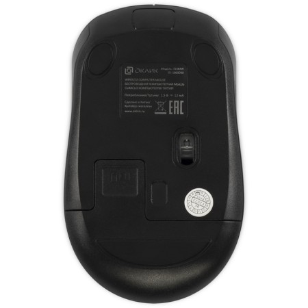 Mouse call 310MW black/blue optical (3200DPI) wireless USB for a laptop (3but)-1