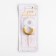 A candle for a cake on a “line” skewer, a number 8, 5.5 cm, white and gold