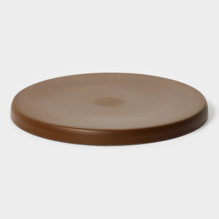 Nastel dish, d = 20.5 cm, brown color-3