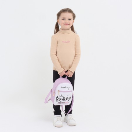 Baby backpack on lightning, lilac color-3