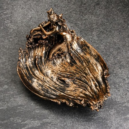 Steam for the little things "Mermaid on the waves" 15x28x22cm-4