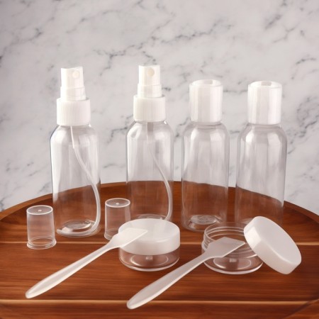 Storage set, in a case, 8 objects, white/transparent color-2