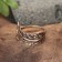 The amulet ring "Ryabin branch", brass