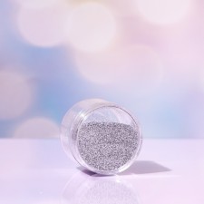 Cosmetic glitter in the jar 