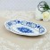 Openwork dish, Gzhel, Porcelain, 30x20 cm