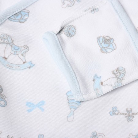 Nursery blouse, white/blue color, height 50 cm-2