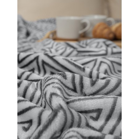 Texrepublic blanket, size 200x220 cm, gray color-5