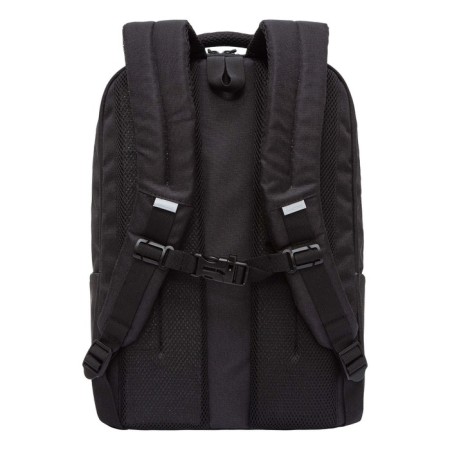Youth backpack 41.5 x 29 x 18 cm, Grizzly, ergonomic back, laptop compartment, black-1