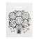 Polyethylene "balloons" white-black 30x40 cm 50 μm
