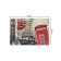A set of napkins for setting the London Retro table, rectangular, rounded edges, size 30x46 cm, 4 pcs