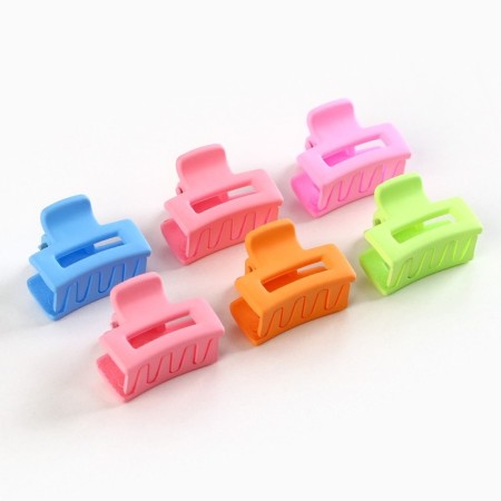 Hair crab be happy, set 6 pcs, 2.5 x 2.5 x 1.5 cm-4