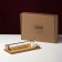 Board for serving, metallic skewer, saucepan, 30 × 14 cm, birch, soaked in mineral oil