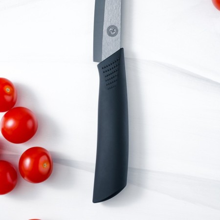 Knot Kitchen ceramic Magistro Black, Blade 9.5 cm, Soft-Touch pen, Black color-8