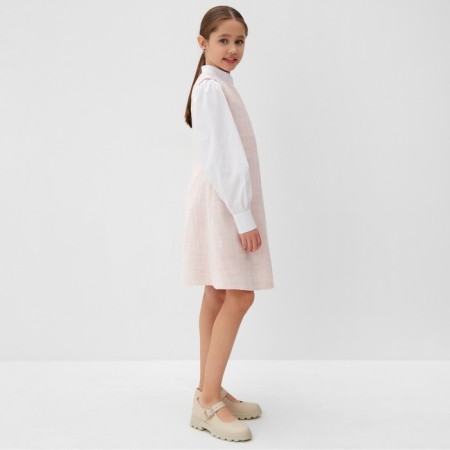 Платье для девочки MINAKU: PartyDress, цвет розовый, рост 122 см-7