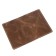 Cover for a passport with pockets, brown color