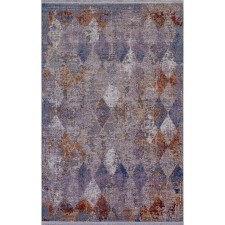 Rectangular carpet Karmen Hali Rim, size 95x200 cm, color Grey/Grey