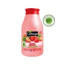 Молочко для душа Cottage Moisturizing Shower Milk «Клубника и мята», увлажняющая, 250 мл