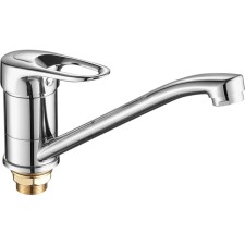 Fashun A4904 kitchen mixer, single -leaf, pour 220 mm, brass, chrome