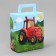 Gift folding box, packaging, Red Tractor, 18 x 15 x 7.5 cm