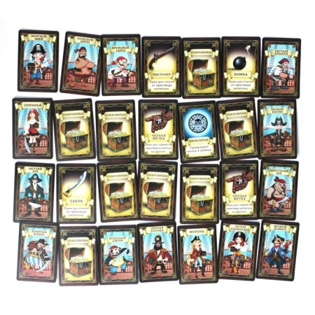 Game of desktop "Pirate mafia", 28 cards-5