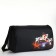 Sports bag with lightning, external pocket, black color