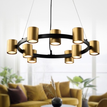 Chandelier Rivoli Chloe 9xgu10 15 watts-1
