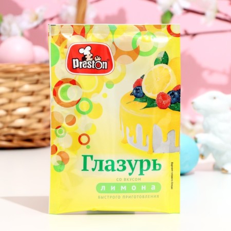 Глазурь Preston вкус лимона, 50 г-1